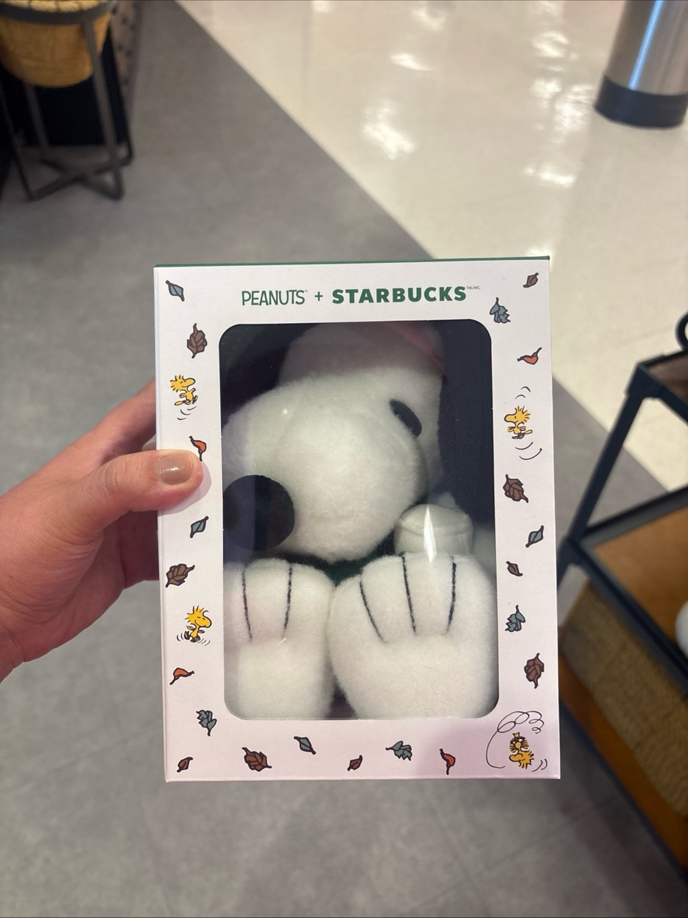 Peanuts x Starbucks White Snoopy Plush Toy